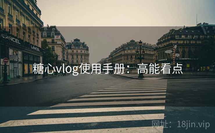 糖心vlog使用手册：高能看点
